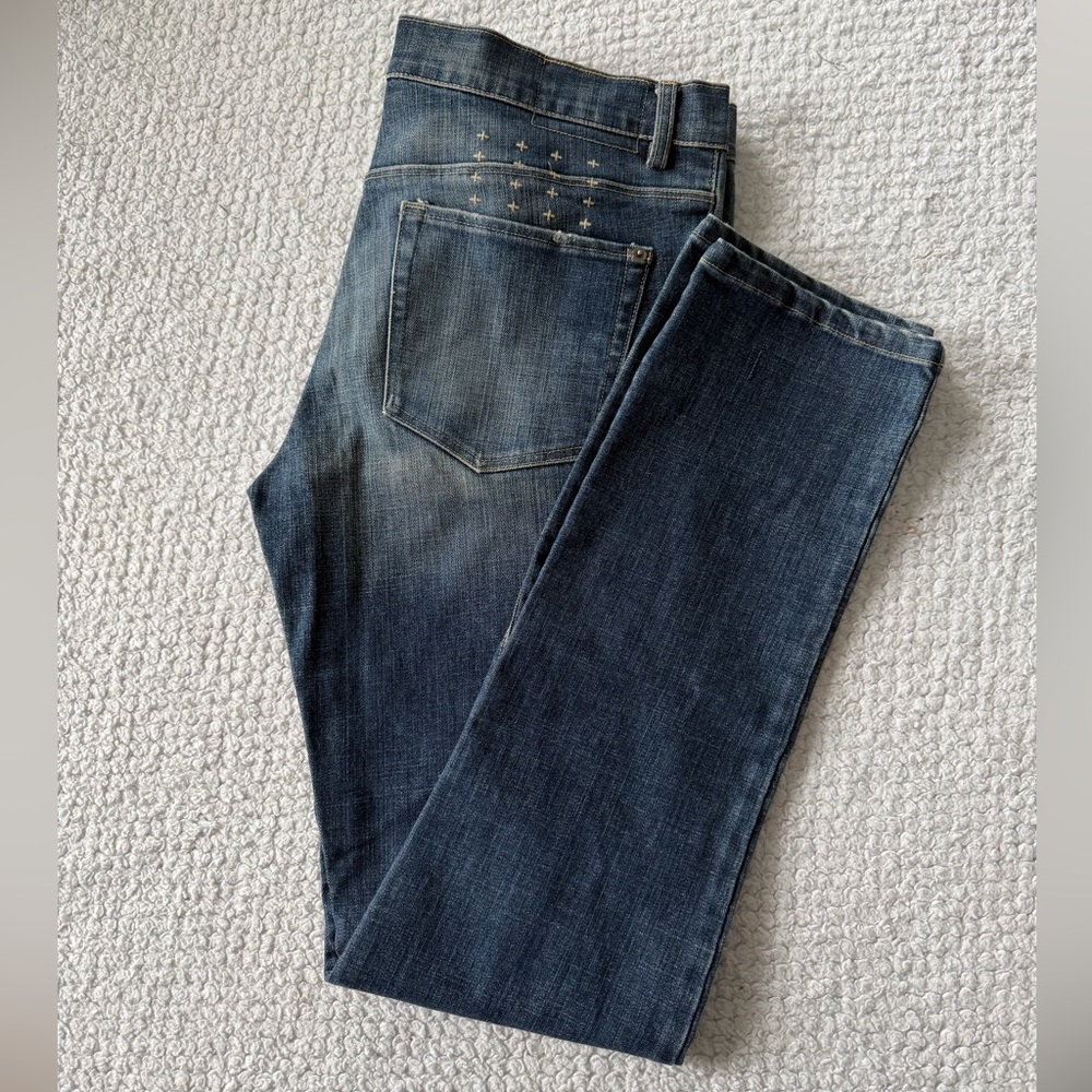 Ksubi Jeans Size 36 Made in Australia Distressed Straight Leg